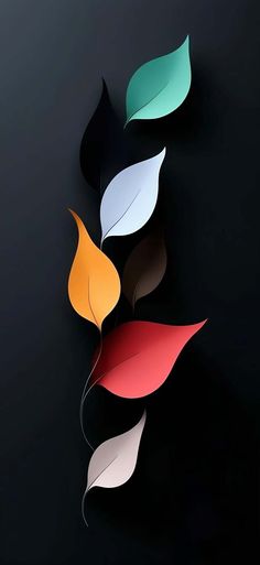 Abstract Leaves Wallpaper