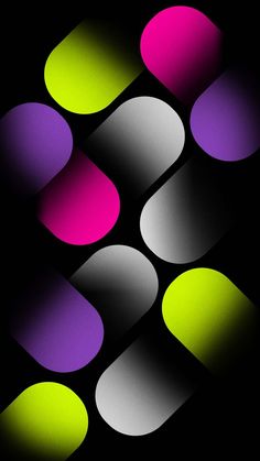 Abstract Dots Colorful Wallpaper