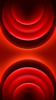 iPhone 16 Pro Red Circles Wallpaper