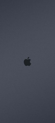 Apple Logo Grey Wallpaper