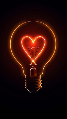 Heart Neon Bulb