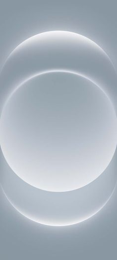 iPhone 16 Pro Dual Circles White Wallpaper