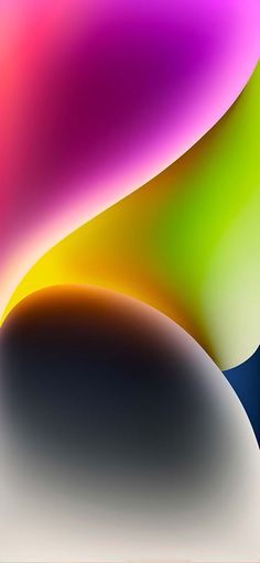 iOS 18 3D Colorful Shapes Wallpaper