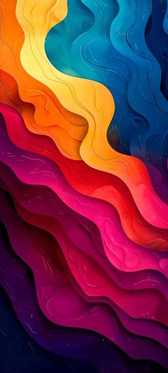 3D Colours Wallpaper