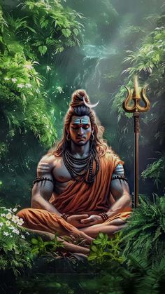 Shiva Meditation Wallpaper