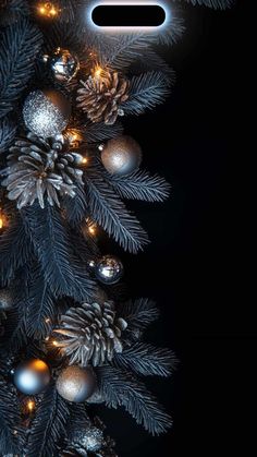 iPhone 16 Pro Christmas Tree Wallpaper