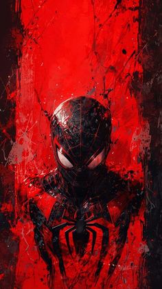 Black Spidey Art Wallpaper