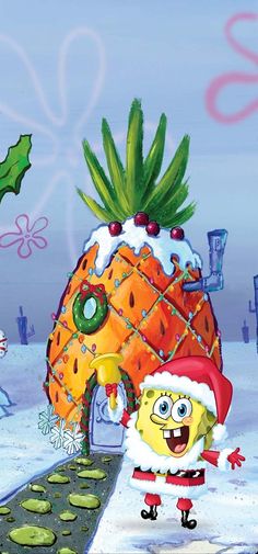 Spongebob Christmas Wallpaper