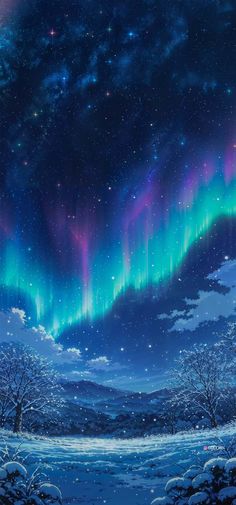 Northern Lights Sky Wallpaper