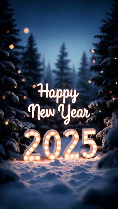 Happy New Year 2025 Wallpaper