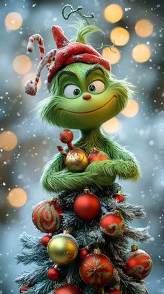 Christmas Grinch iPhone Wallpaper