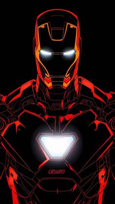 Iron Man Art iPhone Wallpaper