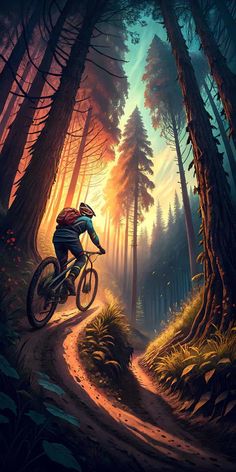 Bicycle Adventure iPhone Wallpaper