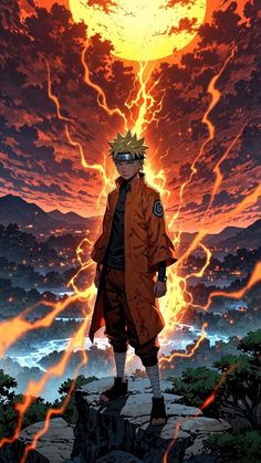 Naruto Powers iPhone Wallpaper