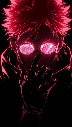 Jujutsu Kaisen Neon iPhone Wallpaper