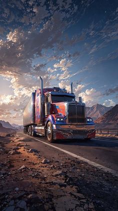 Optimus Prime Truck iPhone Wallpaper